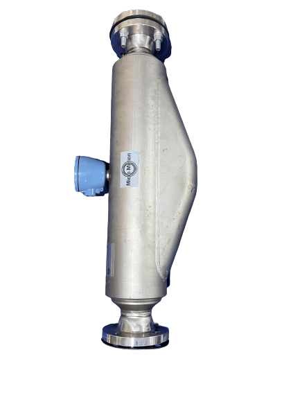 A silver and blue pipe

Description automatically generated