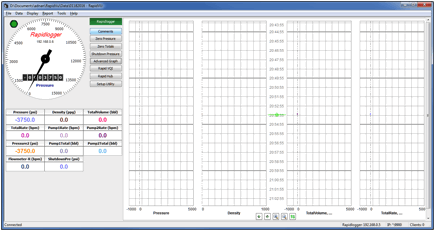 Figure 20: RapidVU main screen