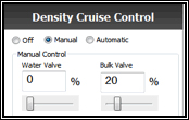 Figure 26: Manual Mode - Open Bulk Valve