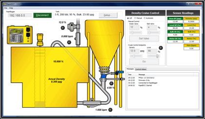 Figure 36: Main Screen – RapidDCC Successful Connection