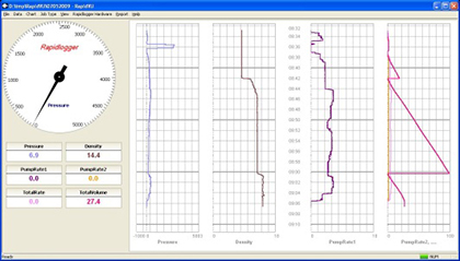 Rapidlogger drilling rig monitoring software