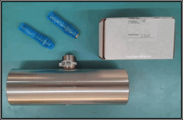Figure 6: Water flow meter and associated parts