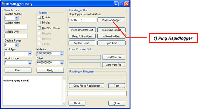 Ping Rapidlogger