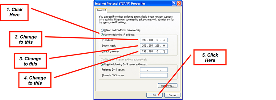 Figure 8: Internet Protocol (TCP/IP) Properties