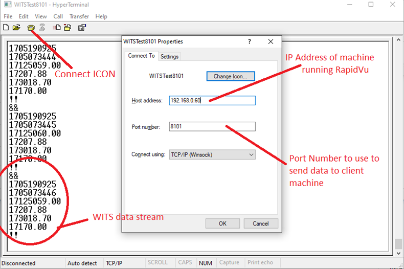 Hypertemial setup window