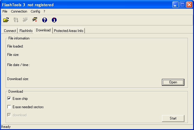 Figure 4 flashtools download tab