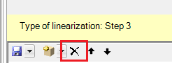 Figure 4: delete segment button