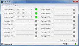 RapidHub IP address dialog window