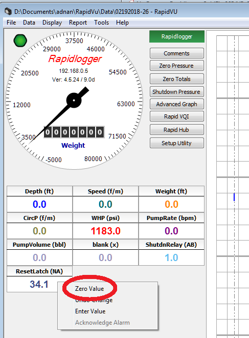 internal clock being used as data source